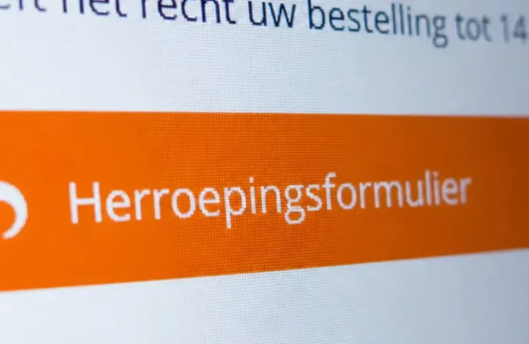 Herroepingsknop verplicht webshops